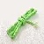 1-5mm Colorful Polyester Rope Braided Coil Charm String Handmade Diy - White spot grass green-thickness 5mm 5 meters/pack