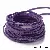 3mm Color Suede Leather Rope Diy Handmade Jewelry Accessories Material - Light purple, about 1 meter/pack