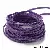 3mm Color Suede Leather Rope Diy Handmade Jewelry Accessories Material - Light purple 1 meter/pack