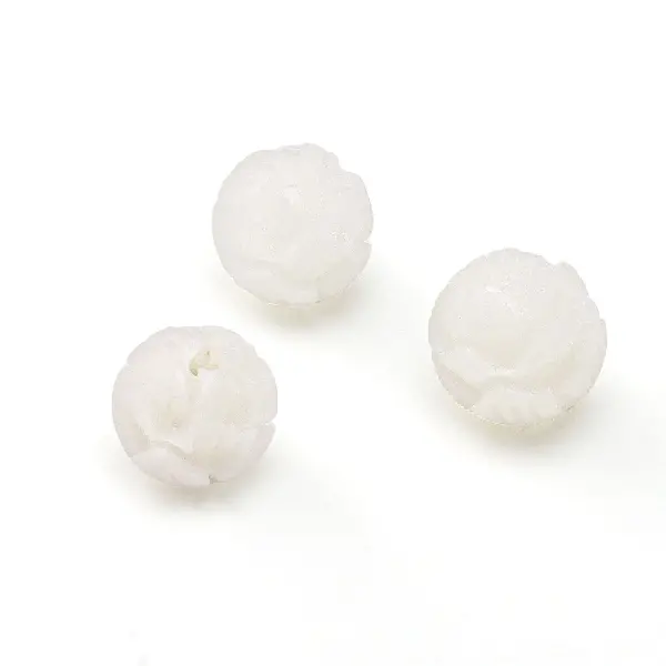 Bodhi Root White Lotus 1 piece/pack 12mm hole diameter about 1.5mm,chaincharmsupply.com