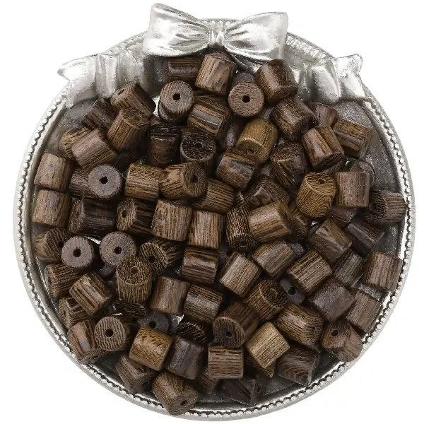 Chicken wing barrel beads 20 pieces/pack 8mm hole diameter about 1.5mm,chaincharmsupply.com