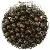 Natural Chicken Wings, Green Sandalwood Beads, Round National Cultural Toys, - Wenge wood 20 pieces/pack 10mm hole diameter about 1.5mm