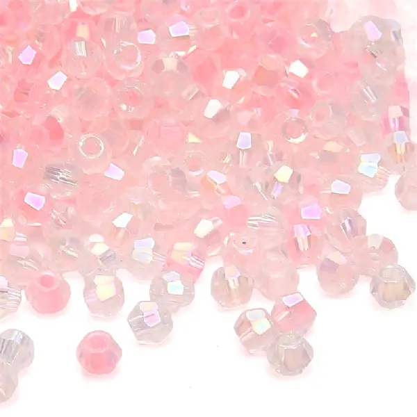 HJ pink series-10g/pack, about 135 pieces, 4mm, aperture 1.2mm,chaincharmsupply.com