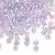 Summer Clear Faceted Fantasy Rhombus Crystal Beads Loose Corner Beaded - HJ Purple Orchid Fairy-10g/pack, about 135 pieces, 4mm, aperture 1.2mm