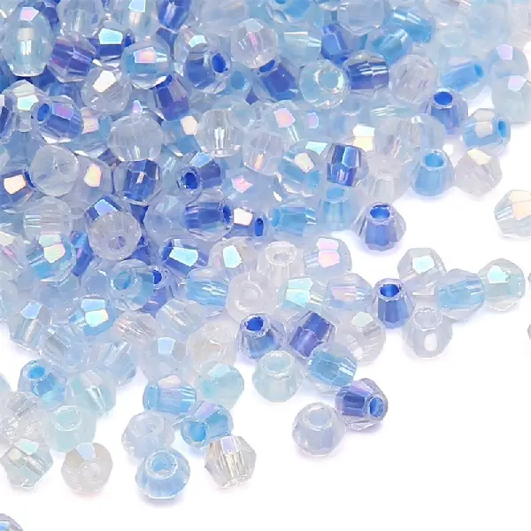 HJ Deep Sea Blue-10g/pack, about 135 pieces, 4mm, aperture 1.2mm,chaincharmsupply.com
