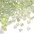 Summer Clear Faceted Fantasy Rhombus Crystal Beads Loose Corner Beaded - HJ light green series-10g/pack, about 135 pieces, 4mm, aperture 1.2mm