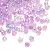 Summer Clear Faceted Fantasy Rhombus Crystal Beads Loose Corner Beaded - HJ Purple Ripple-10g/pack about 135 pieces 4mm aperture 1.2mm