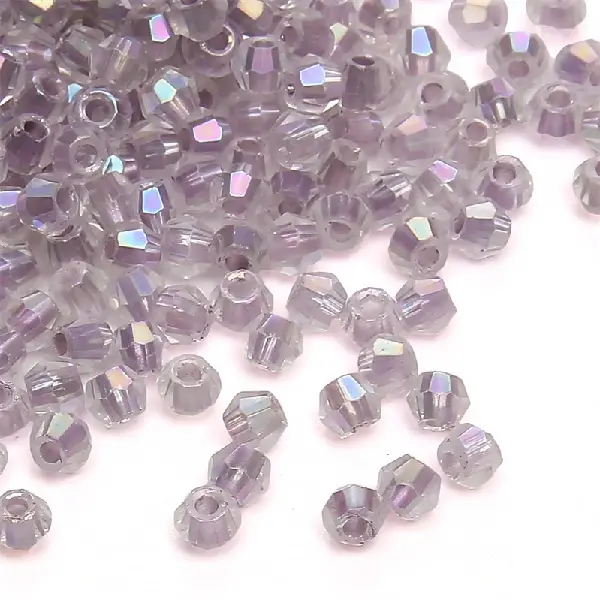 HJ22 Champagne Purple-10g/pack about 135 pieces 4mm hole diameter 1.2mm,chaincharmsupply.com