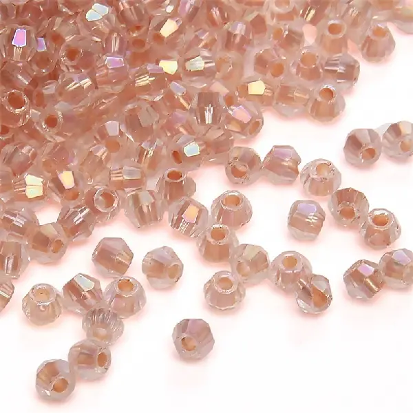 HJ21 Champagne Yellow-10g/pack about 135 pieces 4mm hole diameter 1.2mm,chaincharmsupply.com