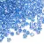 Summer Clear Faceted Fantasy Rhombus Crystal Beads Loose Corner Beaded - HJ12 Lake Blue-10g/pack, about 135 pieces, 4mm, aperture 1.2mm