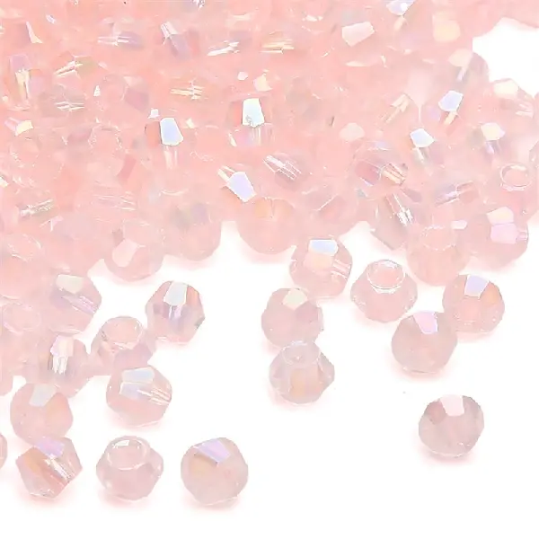 HJ07 light pink-10g/pack about 135 pieces 4mm hole diameter 1.2mm,chaincharmsupply.com