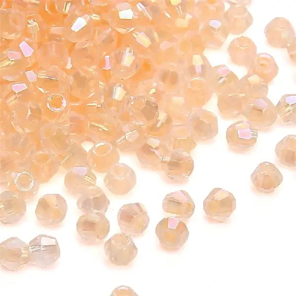 HJ06 Shrimp powder-10g/pack, about 135 pieces, 4mm, hole diameter 1.2mm,chaincharmsupply.com