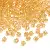 Summer Clear Faceted Fantasy Rhombus Crystal Beads Loose Corner Beaded - HJ05 Golden-10g/pack, about 135 pieces, 4mm, aperture 1.2mm