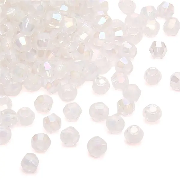HJ02 white-10g/pack about 135 pieces 4mm hole diameter 1.2mm,chaincharmsupply.com