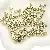 Acrylic English Letter Beads Square Flat Round Handmade Diy Jewelry - Letter B square antique gold 6x6mm hole diameter about 3mm-50 pieces/pack