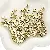 Acrylic English Letter Beads Square Flat Round Handmade Diy Jewelry - Letter C square antique gold 6x6mm hole diameter about 3mm-50 pieces/pack
