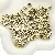 Acrylic English Letter Beads Square Flat Round Handmade Diy Jewelry - Letter D square antique gold 6x6mm hole diameter about 3mm-50 pieces/pack