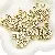 Acrylic English Letter Beads Square Flat Round Handmade Diy Jewelry - Letter I square antique gold 6x6mm hole diameter about 3mm-50 pieces/pack