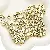 Acrylic English Letter Beads Square Flat Round Handmade Diy Jewelry - Letter L square antique gold 56x6mm hole diameter about 3mm-50 pieces/pack