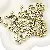 Acrylic English Letter Beads Square Flat Round Handmade Diy Jewelry - Letter N square antique gold 6x6mm hole diameter about 3mm-50 pieces/pack