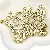 Acrylic English Letter Beads Square Flat Round Handmade Diy Jewelry - Letter T square antique gold 6x6mm hole diameter about 3mm-50 pieces/pack