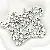Acrylic English Letter Beads Square Flat Round Handmade Diy Jewelry - Letter J square antique silver 6x6mm hole diameter about 3mm-50 pieces/pack