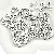 Acrylic English Letter Beads Square Flat Round Handmade Diy Jewelry - Letter V square antique silver 6x6mm hole diameter about 3mm-50 pieces/pack