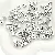Acrylic English Letter Beads Square Flat Round Handmade Diy Jewelry - Letter Y square antique silver 6x6mm hole diameter about 3mm-50 pieces/pack