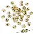 Acrylic English Letter Beads Square Flat Round Handmade Diy Jewelry - Letter F round gold 4x7mm hole diameter about 1mm-50 pieces/pack