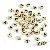 Acrylic English Letter Beads Square Flat Round Handmade Diy Jewelry - Letter K round gold 4x7mm hole diameter about 1mm-50 pieces/pack