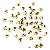 Acrylic English Letter Beads Square Flat Round Handmade Diy Jewelry - Letter M round gold 4x7mm hole diameter about 1mm-50 pieces/pack