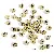 Acrylic English Letter Beads Square Flat Round Handmade Diy Jewelry - Letter P round gold 4x7mm hole diameter about 1mm-50 pieces/pack