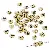 Acrylic English Letter Beads Square Flat Round Handmade Diy Jewelry - Letter S round gold 4x7mm hole diameter about 1mm-50 pieces/pack