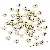 Acrylic English Letter Beads Square Flat Round Handmade Diy Jewelry - Letter Y round gold 4x7mm hole diameter about 1mm-50 pieces/pack
