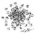 Acrylic English Letter Beads Square Flat Round Handmade Diy Jewelry - Letter E round silver 4x7mm hole diameter about 1mm-50 pieces/pack
