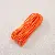 Simple Colorful Polyester Multi-purpose Braided Rope Diy Handmade Jewelry Accessories - Fluorescent orange - about 5mm thick, 5 meters/pack