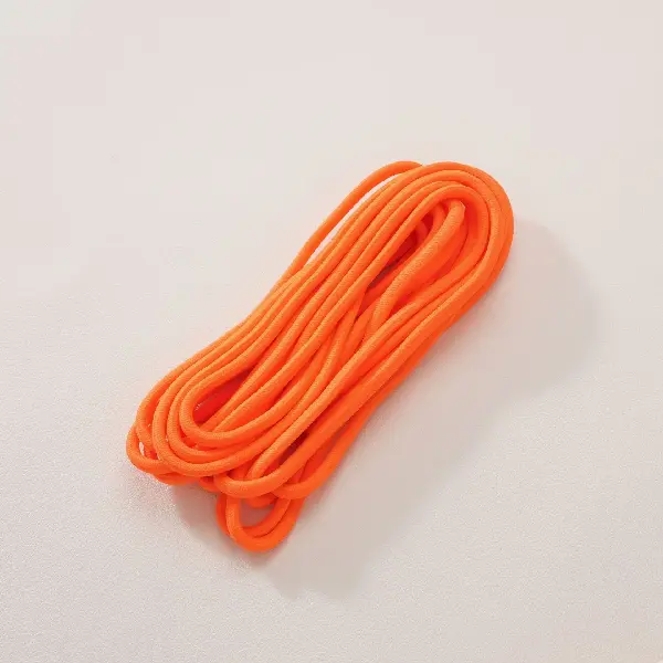 Fluorescent orange - about 5mm thick, 5 meters/pack,chaincharmsupply.com