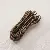 Simple Colorful Polyester Multi-purpose Braided Rope Diy Handmade Jewelry Accessories - Brown color - about 5mm thick, 5 meters/pack