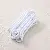 Simple Colorful Polyester Multi-purpose Braided Rope Diy Handmade Jewelry Accessories - White - about 5mm thick, 5 meters/pack