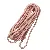 Simple Colorful Polyester Multi-purpose Braided Rope Diy Handmade Jewelry Accessories - Leather powder - about 5mm thick, 5 meters/pack