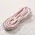 Simple Colorful Polyester Multi-purpose Braided Rope Diy Handmade Jewelry Accessories - Light pink - about 5mm thick, 5 meters/pack