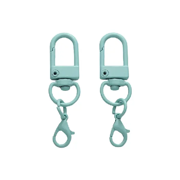 Hole green-door buckle 31mm+single circle 8mm+lobster clasp 14mm, total length about 48mm, 1 piece/pack,chaincharmsupply.com