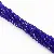 4mm Faceted Rhombus Crystal Beads Glass Diy Handmade Loose Bead - Dark blue-4mm, about 80-85 pcs/pack