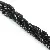 4mm Faceted Rhombus Crystal Beads Glass Diy Handmade Loose Bead - Black-4mm, about 80-85 pcs/pack