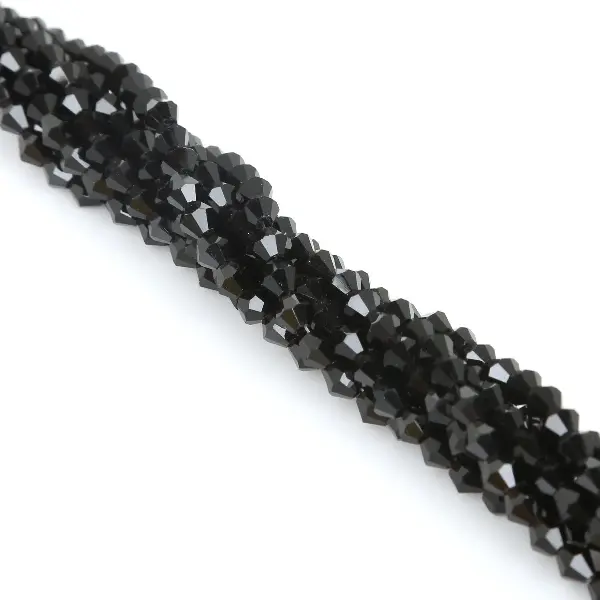 Black-4mm, about 80-85 pcs/pack,chaincharmsupply.com