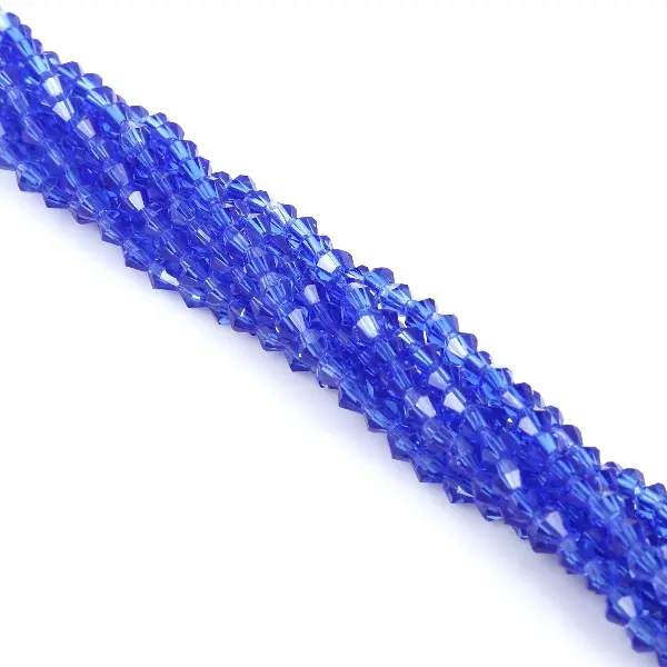 Medium blue-4mm, about 80-85 pieces/pack,chaincharmsupply.com