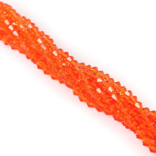 Orange-4mm, about 80-85 pcs/pack,chaincharmsupply.com