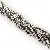 4mm Faceted Rhombus Crystal Beads Glass Diy Handmade Loose Bead - Silver plated-4mm, about 80-85 pieces/pack