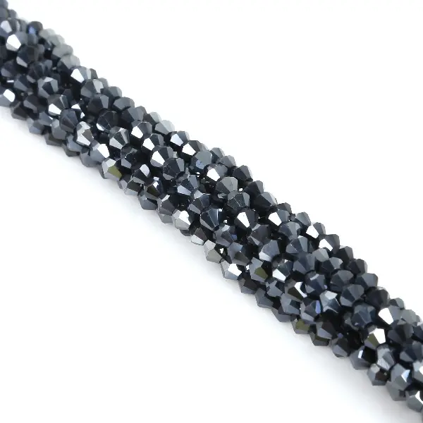 Gun black-4mm, about 80-85 pcs/pack,chaincharmsupply.com