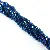 4mm Faceted Rhombus Crystal Beads Glass Diy Handmade Loose Bead - Blue plated-4mm, about 80-85 pieces/pack